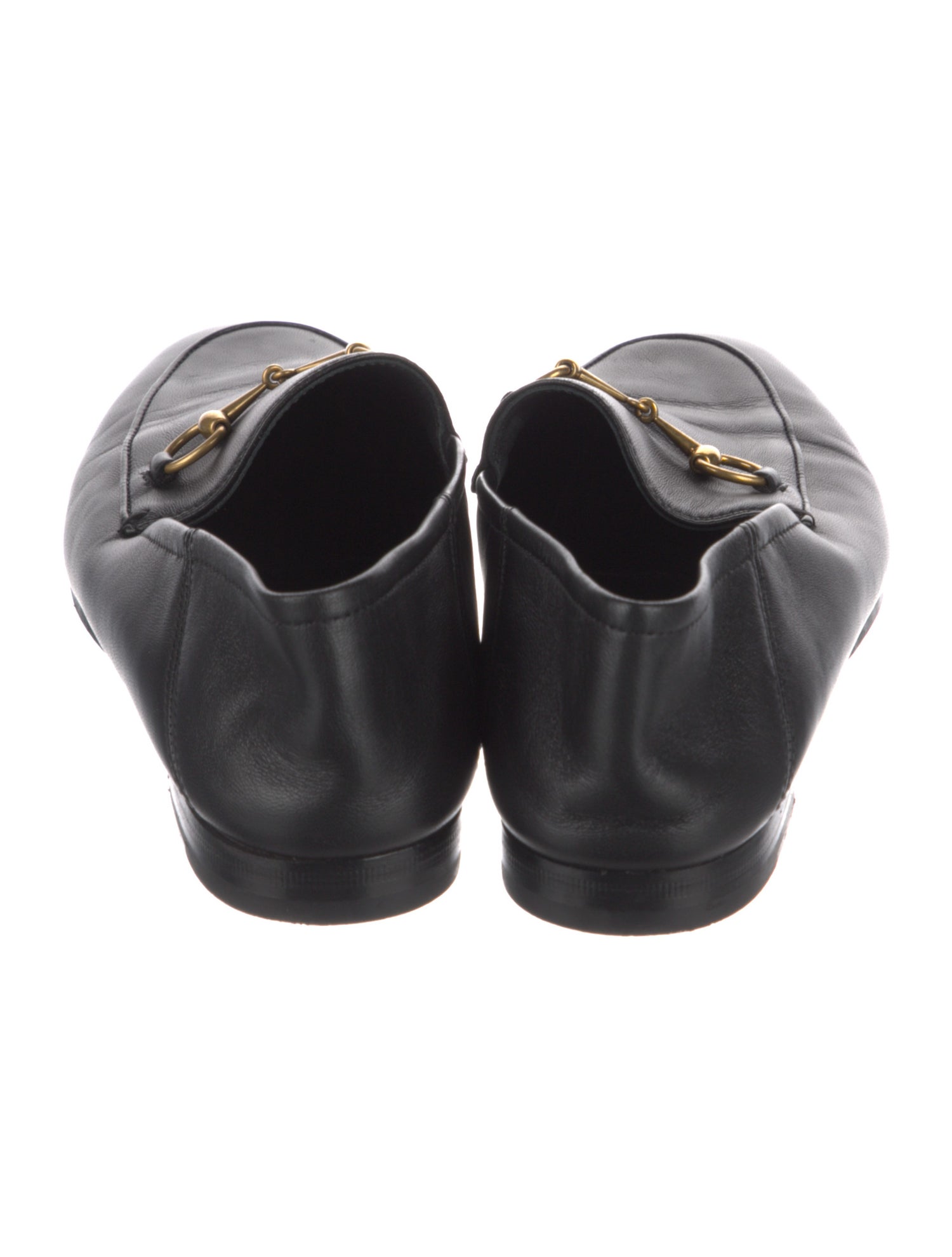 Gucci Horsebit Accent Leather Loafers